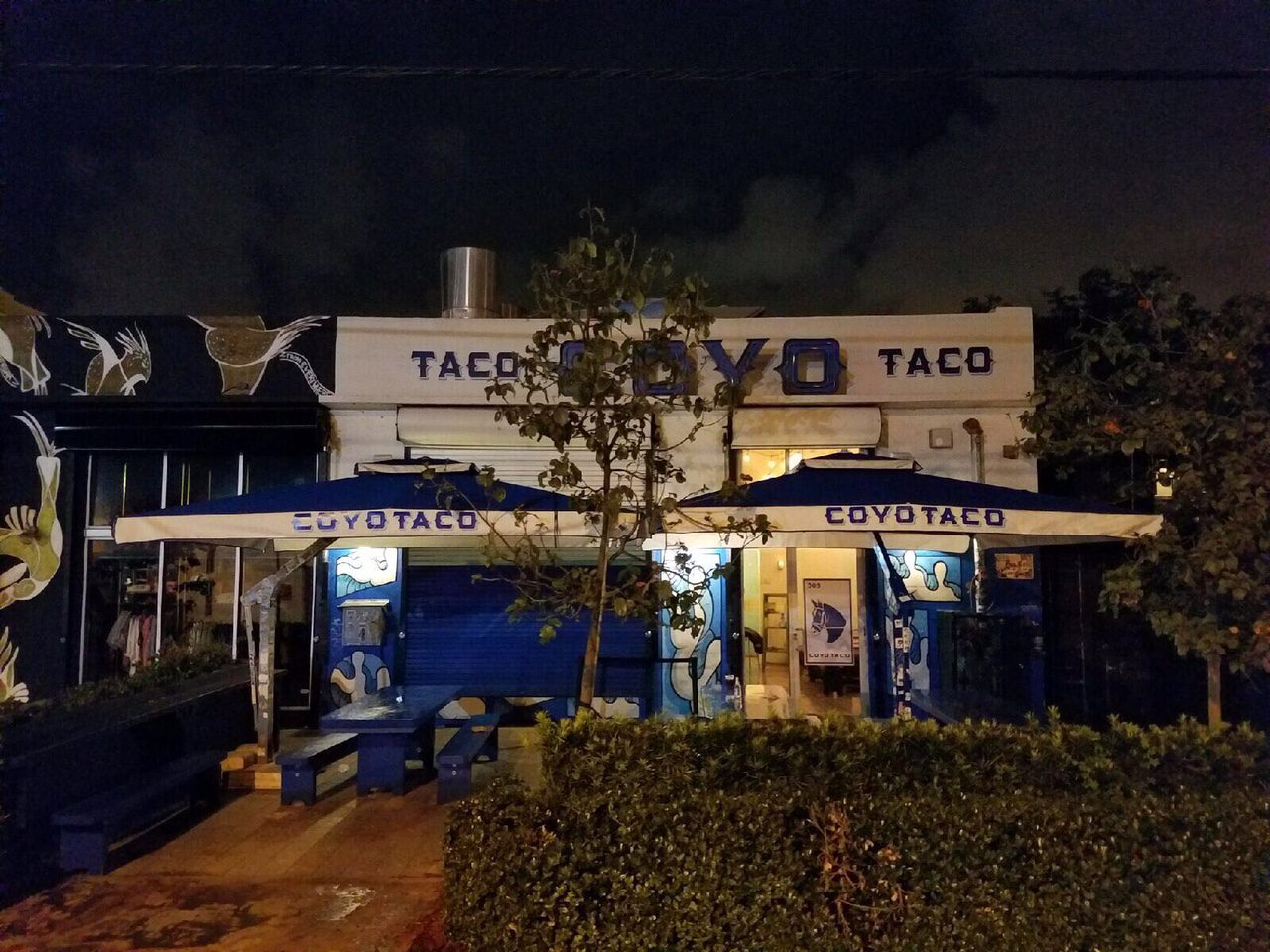 Coyo Taco commercial umbrella