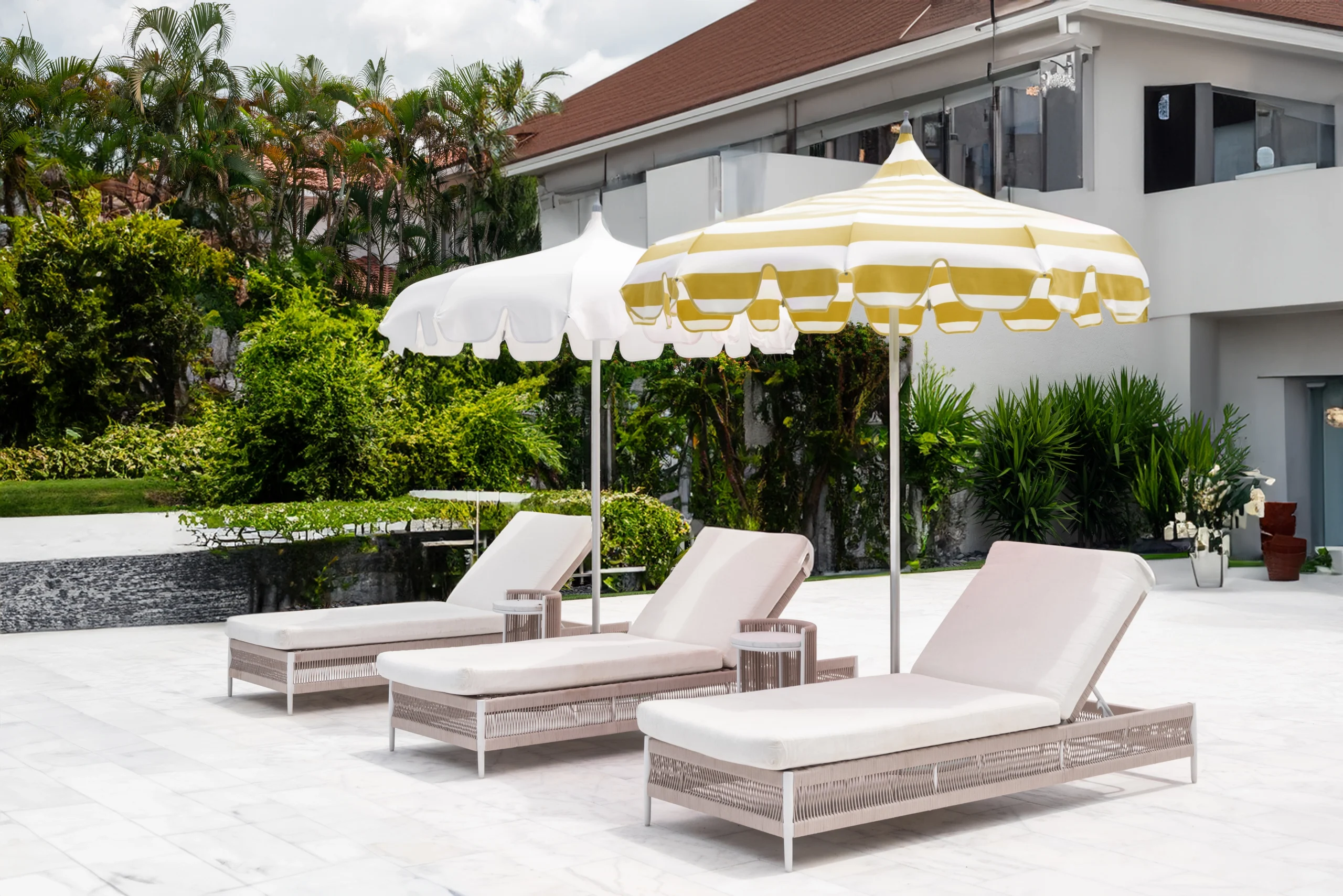 california umbrella 9 patio alluminum push umbrella California Umbrella 9 Ft. Octagonal Aluminum Push Button Tilt Patio Umbrella  W/ Crank Lift & Aluminum Ribs - Matted White Frame / Olefin Black Canopy